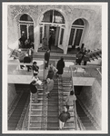 Attendees on stairs at Issyk-Kul Forum