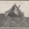 Tent squatter, common scene along the Ohio River. Hamilton County, Ohio.