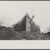 Tent squatter, common scene along the Ohio River, Hamilton County, Ohio.