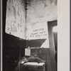 Common hallway sink in old schoolhouse, Hamilton, [Cincinnati,] Ohio.