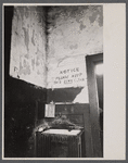 Common hallway sink in old schoolhouse, Hamilton, [Cincinnati,] Ohio.