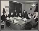 Westmoreland Homesteads, Mount Pleasant, Pennsylvania. Homesteaders and resettlement men discuss Westmoreland Homestead problems, Westmoreland County, Pennsylvania.