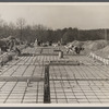 Construction progress on house unit E. Berwyn, [Greenbelt,] Maryland.