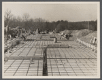 Construction progress on house unit E. Berwyn, [Greenbelt,] Maryland.
