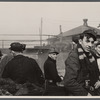 Miners about to go below at the American Radiator Mine, Mount Pleasant, Westmoreland County, Pennsylvania.