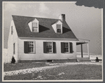 Westmoreland Homesteads, Mount Pleasant, Westmoreland County, Pennsylvania. Exterior of cooperative store, MH-PA-3.