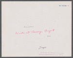 Winter at Berwyn project, Berwyn [later Greenbelt], Maryland.