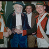 Chorus members in costume for L'elisir d'amore at the Metropolitan Opera