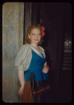 Edna Lind in costume for L'elisir d'amore at the Metropolitan Opera