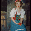 Dancer Sylvia Kemp in costume for L'elisir d'amore at the Metropolitan Opera