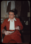 Ferruccio Tagliavini in costume for L'elisir d'amore at the Metropolitan Opera