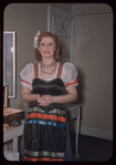 Inge Manski in costume for L'elisir d'amore at the Metropolitan Opera