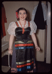 Paula Lenchner in costume for L'elisir d'amore at the Metropolitan Opera
