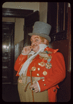 Salvatore Baccaloni in costume for L'elisir d'amore at the Metropolitan Opera