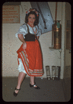 Angelina Buonamassa in costume for L'elisir d'amore at the Metropolitan Opera