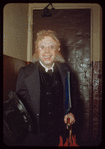 William Fisher in costume for L'elisir d'amore at the Metropolitan Opera