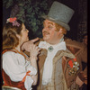 Paula Lenchner and Salvatore Taglioni in costume for L'elisir d'amore at the Metropolitan Opera