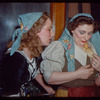 Chorus alto Yvonne Andlauer and another performer during a Metropolitan Opera tour of L'elisir d'amore