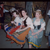 Chorus members during a Metropolitan Opera tour of L'elisir d'amore