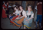 Chorus members during a Metropolitan Opera tour of L'elisir d'amore