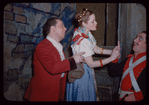 Ferruccio Tagliavini, Bidú Sayão, and Giuseppe Valdengo during a Metropolitan Opera tour of L'elisir d'amore