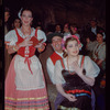 Patrice Munsel and Paula Lenchner during a Metropolitan Opera tour of L'elisir d'amore