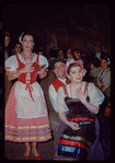 Patrice Munsel and Paula Lenchner during a Metropolitan Opera tour of L'elisir d'amore