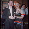 Conductor Giuseppe Antonicelli and Inge Manski during a Metropolitan Opera tour of L'elisir d'amore