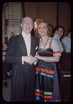 Conductor Giuseppe Antonicelli and Inge Manski during a Metropolitan Opera tour of L'elisir d'amore