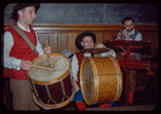 Stage band during a Metropolitan Opera tour of L'elisir d'amore