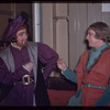 Giuseppe Valdengo and Giuseppe Di Stefano in costume for Falstaff at the Metropolitan Opera