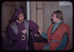 Giuseppe Valdengo and Giuseppe Di Stefano in costume for Falstaff at the Metropolitan Opera