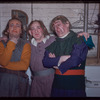 Chorus members in costume for Falstaff at the Metropolitan Opera