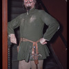 Lorenzo Alvary in costume for Falstaff at the Metropolitan Opera