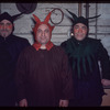 Chorus members in costume for Falstaff at the Metropolitan Opera
