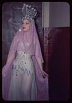 Unidentified performers in costume for Falstaff at the Metropolitan Opera