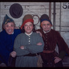 Chorus members in costume for Falstaff at the Metropolitan Opera