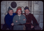 Chorus members in costume for Falstaff at the Metropolitan Opera