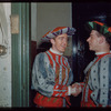 Chorus members in costume for Faust at the Metropolitan Opera