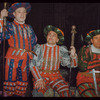 Chorus members in costume for Faust at the Metropolitan Opera