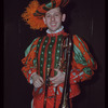 Trombonist Julian Menken in costume for Faust at the Metropolitan Opera