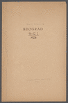 Belgrade, 9-12 I, 1924