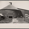 Round barn east of Lowell, Vermont.