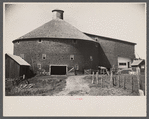 Round barn east of Lowell, Vermont.