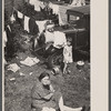 Farm families come prepared to live at the fair when it reaches town. Morrisville, Vermont.