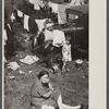 Farm families come prepared to live at the fair when it reaches town. Morrisville, Vermont.