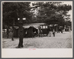 Scenes at the auto trailer camp, Dennis Port, Massachusetts.