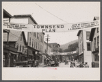 Townsend-Landon-Knox Roosevelt banners. Hardwick, Vermont.