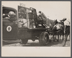 The dynamometer used in the horse-pulling contest, Eastern States Fair, Springfield, Massachusetts.