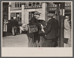 Street corner scene, Manchester, New Hampshire.